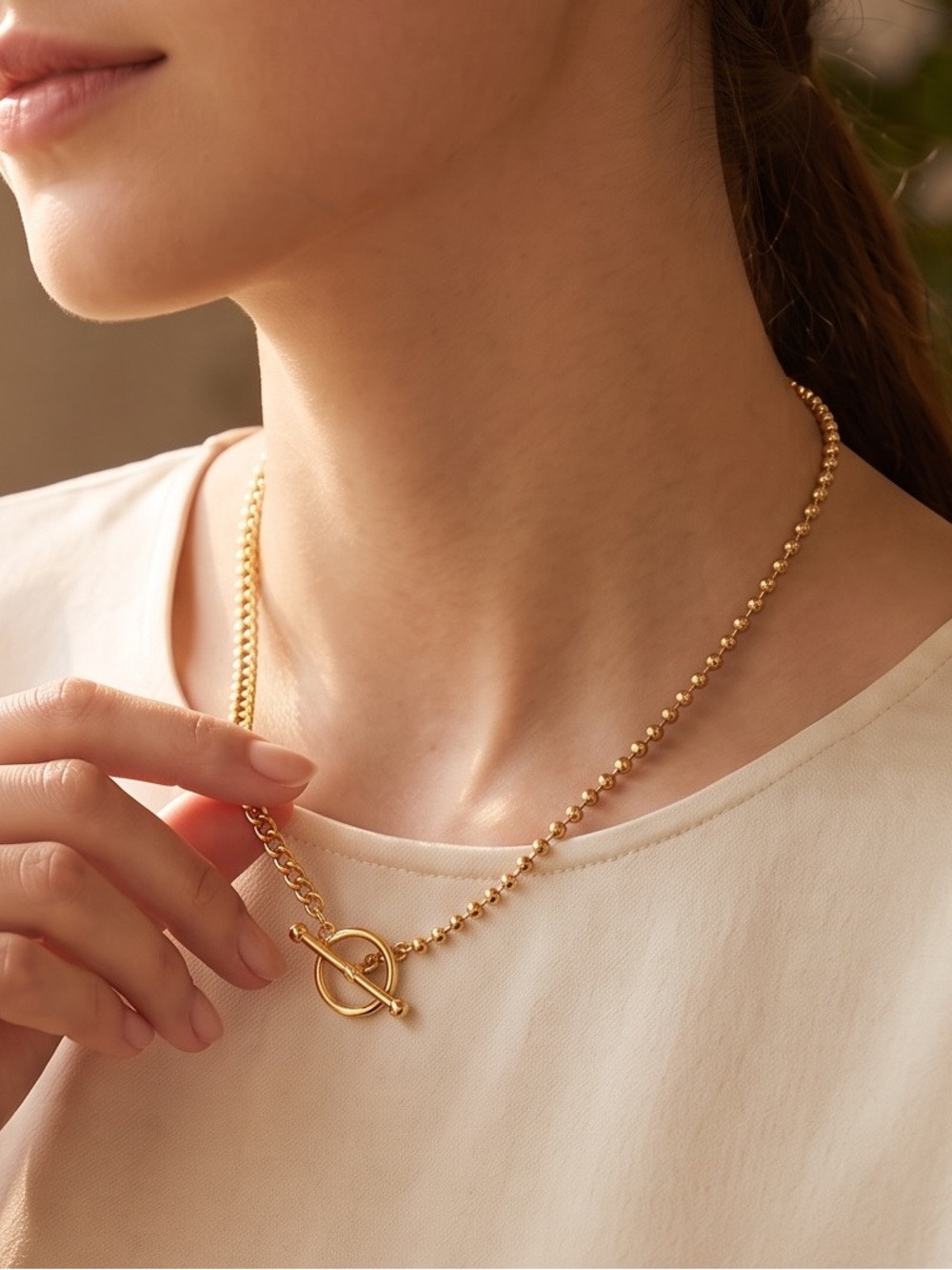 Miniso Gold Chain Necklace